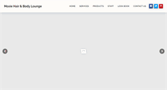 Desktop Screenshot of moxiehairlounge.com